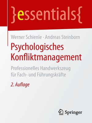 cover image of Psychologisches Konfliktmanagement